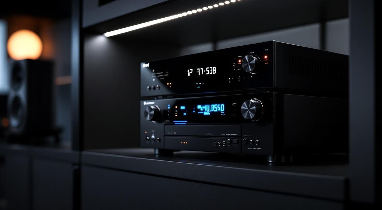 Home theater com sistema 5.1 e saída Zona 2 para outros ambientes da residência